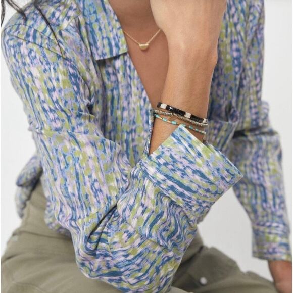 Anthropologie Pilcro Tisha Surplice Faux Wrap Top Sz.XL - Picture 3 of 13